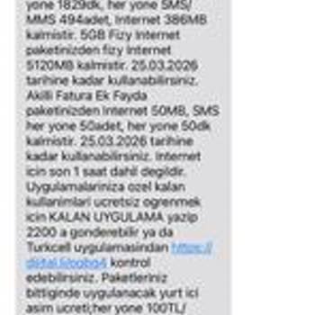 Kısıtlı Kullanımda Ani Veri Tüketimi Ve İade Talebi