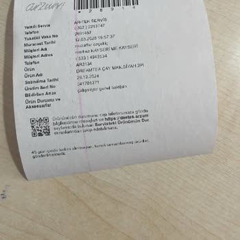 Garanti Kapsamındaki Çay Makinesine Kullanıcı Hatası İddiası Ve Ücret Talebi