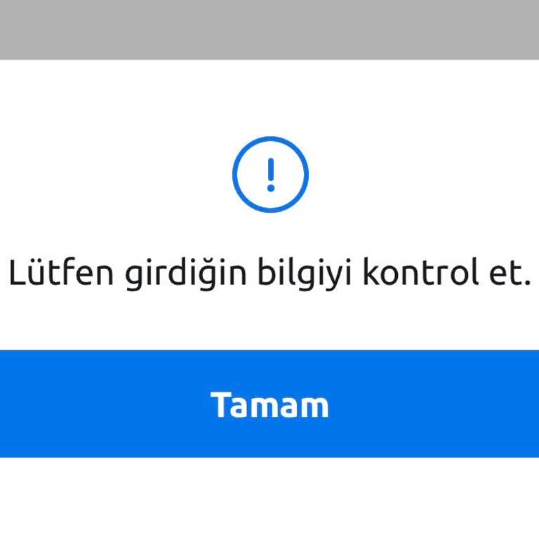 N Kolay Uygulamasında Hesap Oluşturulamıyor