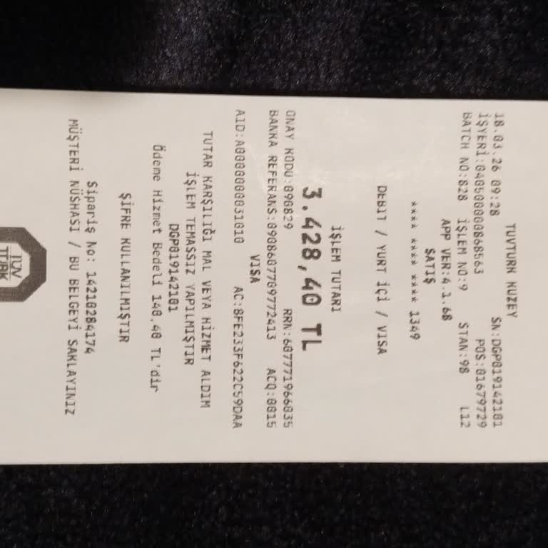 Tüvtürk Gerede’de Kredi Kartı Komisyonu İçin Haksız Ücret Şikayeti