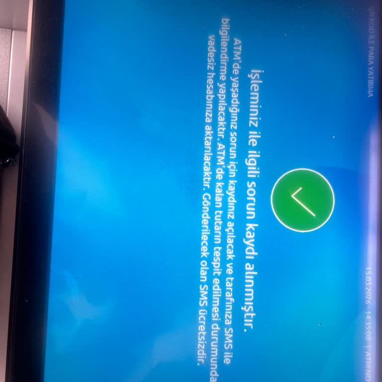 ATM'de Para Sıkışması Nedeniyle 2500 TL Hesaba Geçmedi