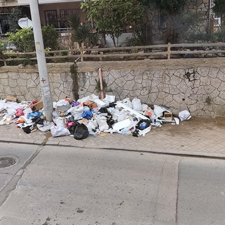 Darıca Belediyesi'nden Yalı Mahallesi'nde Moloz Ve Çöp Temizliği İhmal Edilmesi