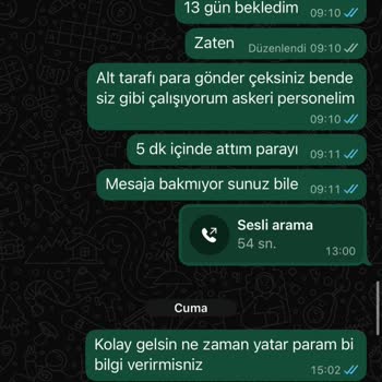 WhatsApp'tan Pandizotu Satın Alma İade Talebi Ve İletişimsizlik Şikayeti