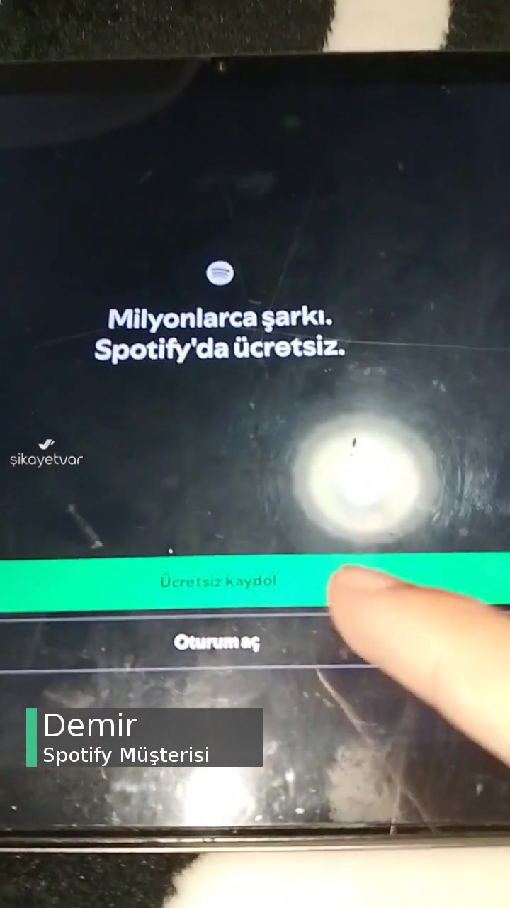 Spotify Tablette Olmuyor videonun kapak resmi