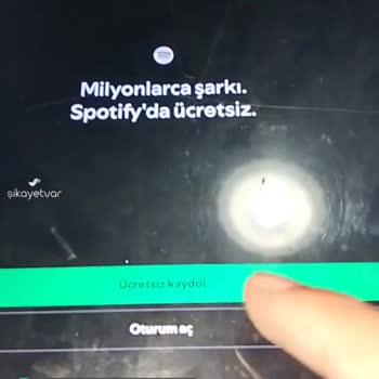 Spotify Tablette Olmuyor