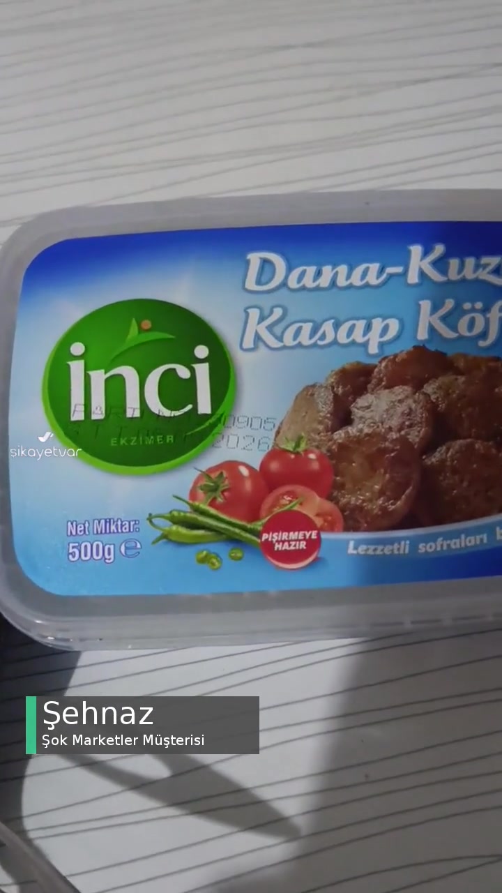 Şok Marketlerde İnci Köfte Zehir Gibi videonun kapak resmi