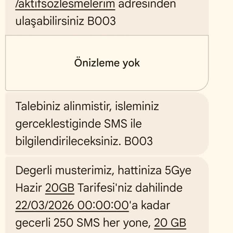 Vodafone'dan 750 Money Puan Kampanyası SMS'i Gelmedi