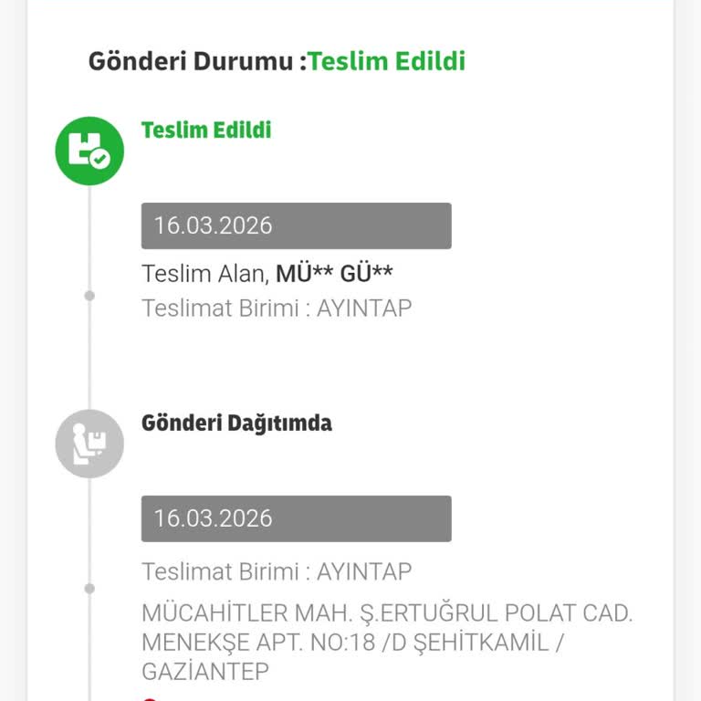 DHL Yanıltıcı Teslimat Kargom Yok 1510 TL Tazminat Talebi