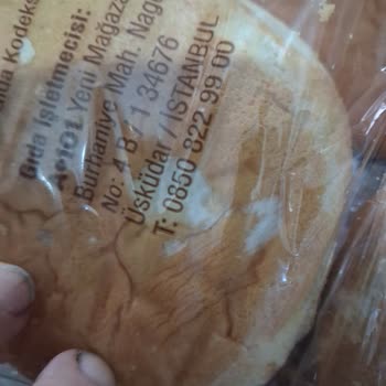 Eksik Soda Ve Küflü Hamburger Ekmeği Şikayeti