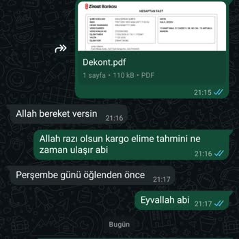 Ödeme Yapılan Kuruyemiş Siparişinde Ürün Gönderilmedi Ve İade Talebi