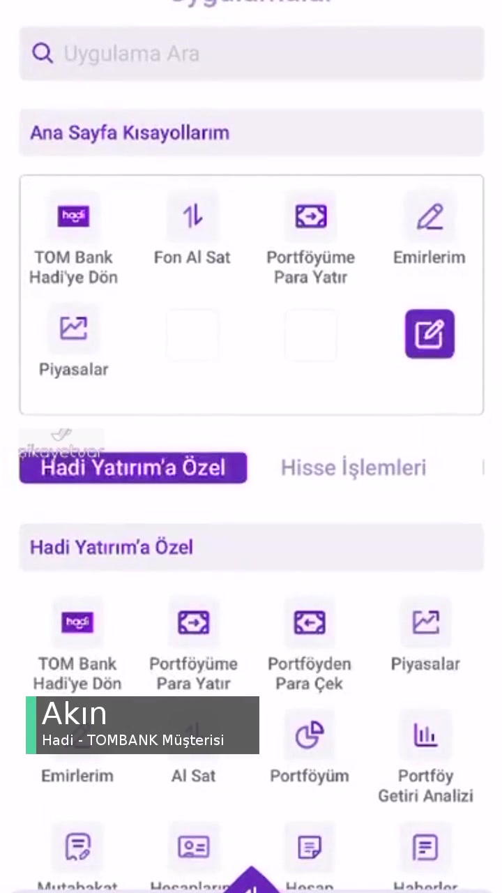 Hadi - Tombank Hadi Yatırım Hesabından Para Çekemiyorum videonun kapak resmi