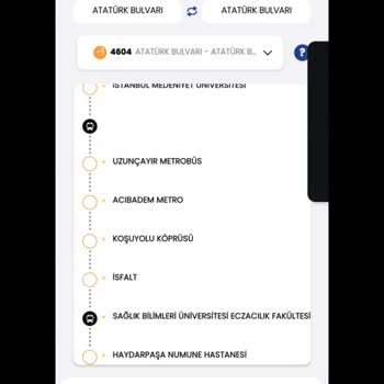 Android Uygulamasında 19t-1 Ring Otobüsleri Turuncu Renkte Görünmüyor