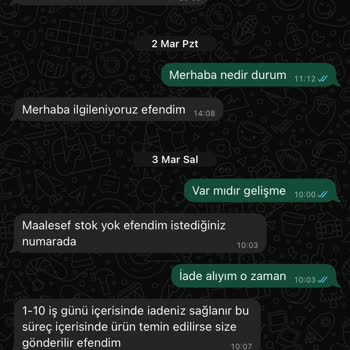 Yeezy 500 Siparişi Teslim Edilmedi Ve İade Yapılmadı