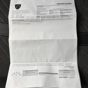 Garanti Kapsamındaki Peugeot 2008 Araçta Tekrarlayan Motor Arıza Lambası Ve İkame Araç Sağlanmaması