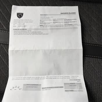 Garanti Kapsamındaki Peugeot 2008 Araçta Tekrarlayan Motor Arıza Lambası Ve İkame Araç Sağlanmaması