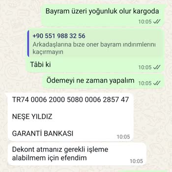 Yanlış Pantolonlar Ve Ödenen Kargo Ücreti İçin Geri Ödeme Talebi