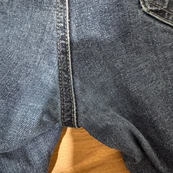 Mavi Pantolon Ağ Kısmı Erime Sorunu Ve Değişim Talebi