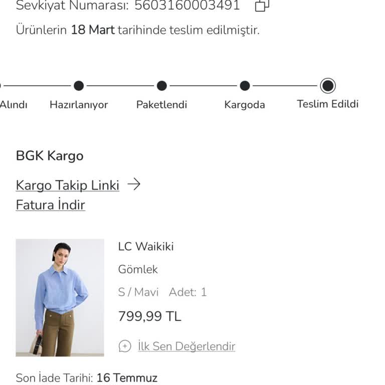 Teslim Edildi Görünen Ürünler Eksik, Kargo Ve Müşteri Hizmetleri Cevapsız