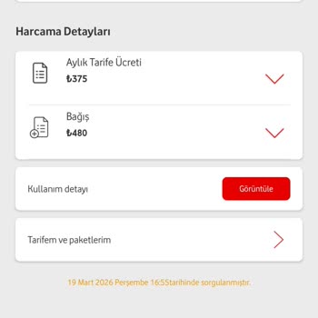 Telefonla Verilen Ücret Taahhütlerine Uymayan Ve Fazla Faturalandırılan Vodafone