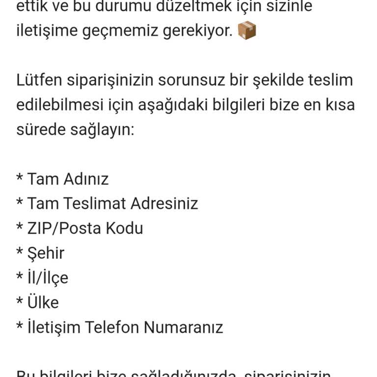 Kredi Kartı Ödemesi Yapıldı Ama Ürün Kargoya Verilmedi Ve Firma İletişimsiz