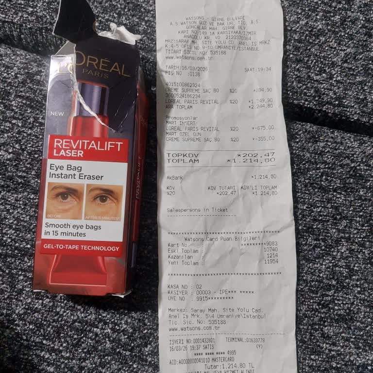 Loreal Göz Kreminde Yanma Ve Etkisiz Kullanım Nedeniyle İade Talebi