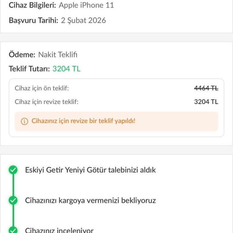 EasyCep'ten Ödeme Alınmaması Ve Telefonun Geri Gönderilmemesi