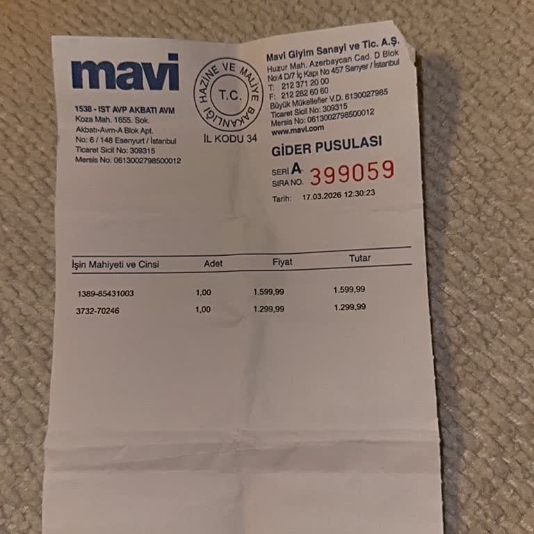 2.900 TL'lik Hediye Çeki Kayboldu, Gider Pusulası Yetmiyor