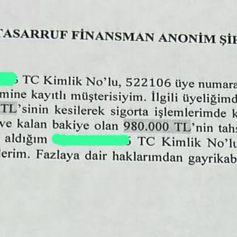 Kasko Ödemesinde 20.000 TL Eksik İade Ve 1.250 TL Çift Rehin Kesintisi Şikayeti