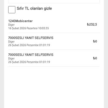 Onaysız Mobile Center Aboneliği Nedeniyle Aşırı Faturalar Ve İade Talebi