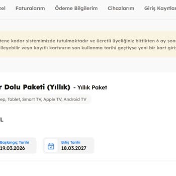 Abonelik Uzatması Hesaba İşlenmedi Ve Kalan Süre Yok Sayıldı