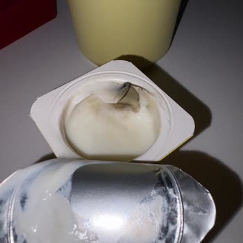 Danone Tikveşli Danino Yoğurdun İçinde Siyah Bir Leke