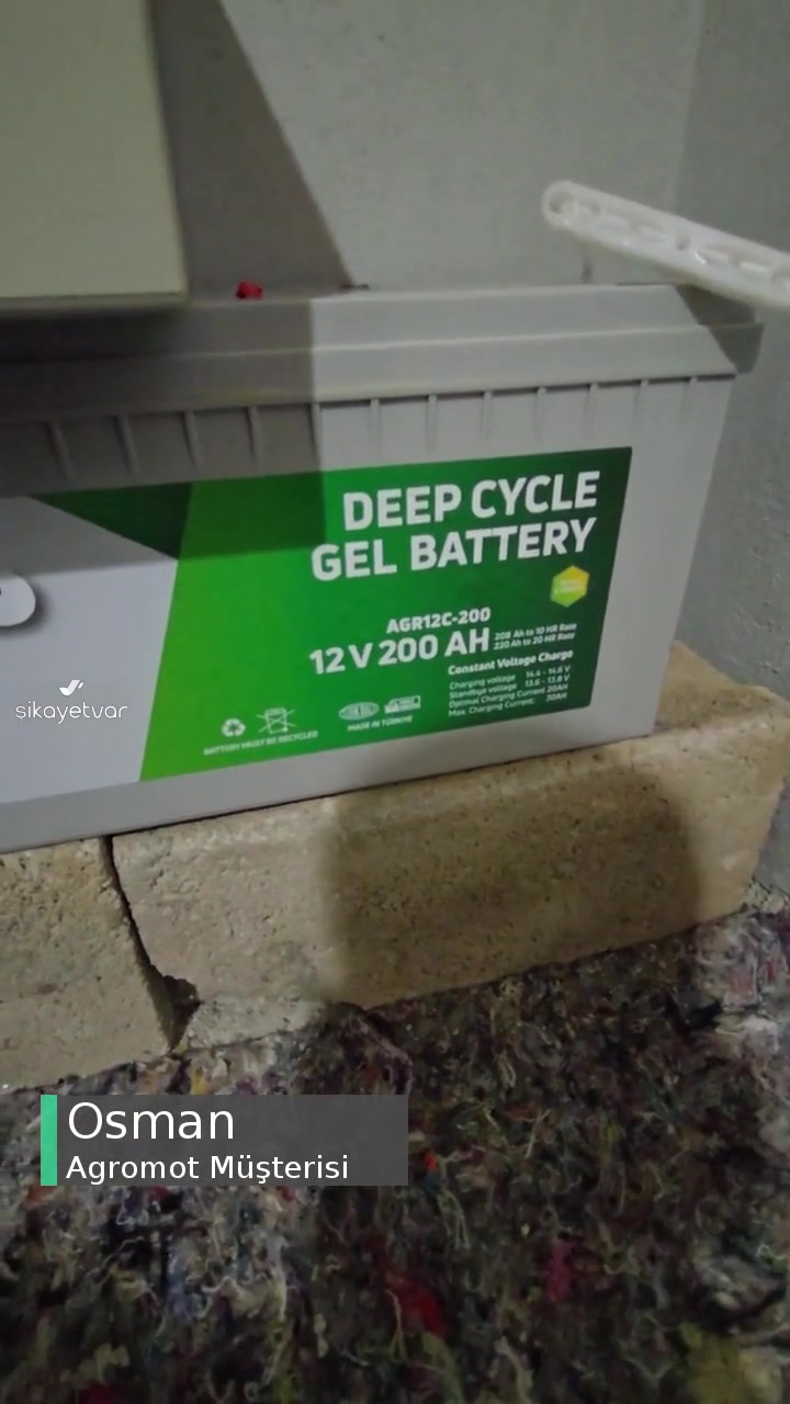 Agromot Şarj Tutmayan Aküler videonun kapak resmi