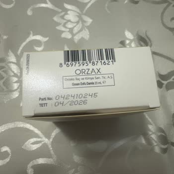 Ocean D Vitamini Damlalarının Orijinalliği Kontrolü Talebi