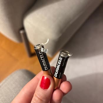 Duracell AAA Pilleri Patladı Ve Televizyon Kumandası Zarar Gördü