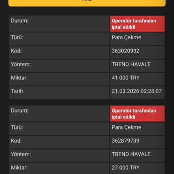 Superbet'te Çekim İptalleri ve Bakiyenin Silinmesi