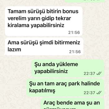 Rentlee'de Verilen Bonus İadesi Yüklenmedi