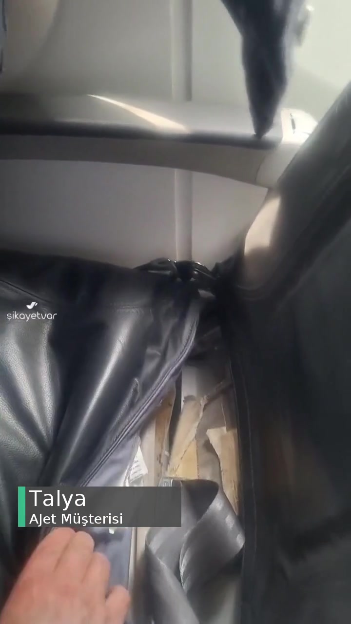 Ajet Kırık Ve Hasarlı Koltuklarla Uçuş Yapılıyor videonun kapak resmi