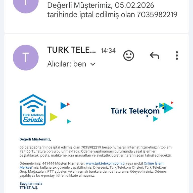 Taahhüt Sonunda Bilgilendirilmeden 1.800 TL Artan Faturaya Şikayet