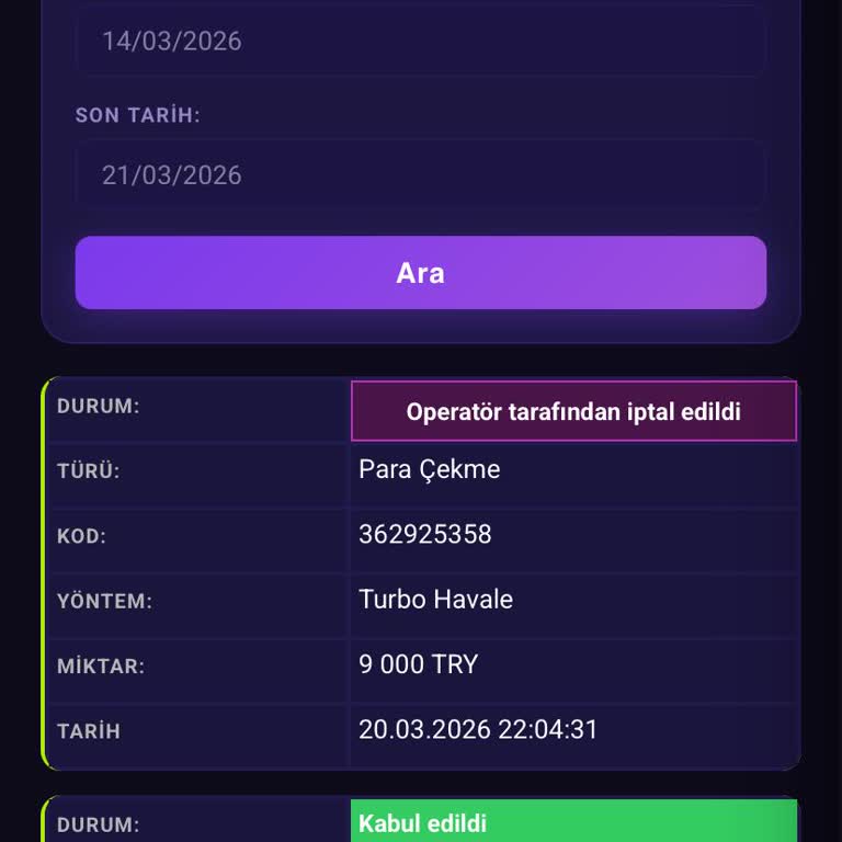 Maxwin'de 9000 TL Bakiye Çekim Talebim Ödeme Yapılmadı