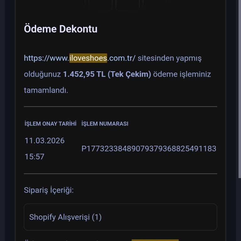 Ödeme Alındı Fakat Sipariş Gönderilmedi Ve İade Talebi