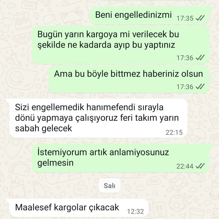 Ek Ücretli Değişim Sonrası Ürün Gönderilmedi Ve İade Yok