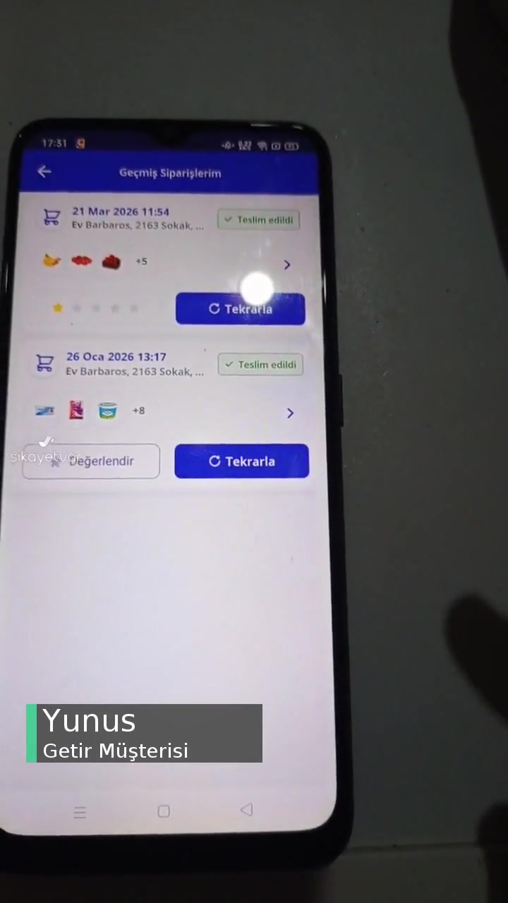 Getir Filizlenmiş Yanlış Sipariş videonun kapak resmi