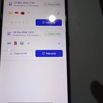 Getir Filizlenmiş Yanlış Sipariş