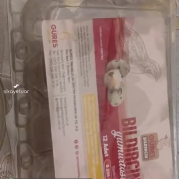 Güres Bıldırcın Yumurtalar Çürük!
