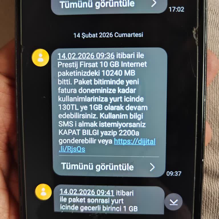 Rızam Dışında Faturalı Hat Geçişi Ve Aşırı İnternet Aşımı Nedeniyle Yüksek Faturalar