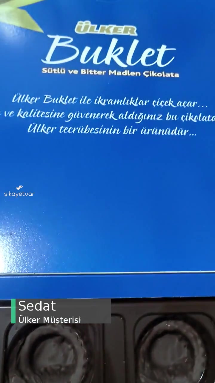 Ülker Bozuk, Erimiş Ürün videonun kapak resmi