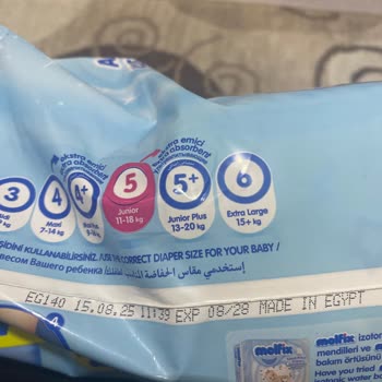 Molfix 5 Numaralı Bebek Bezinde Çiş Tutmama Sorunu