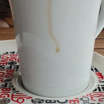 Temizlenmemiş Masalar Ve Sızıntılı Kahve Servisi