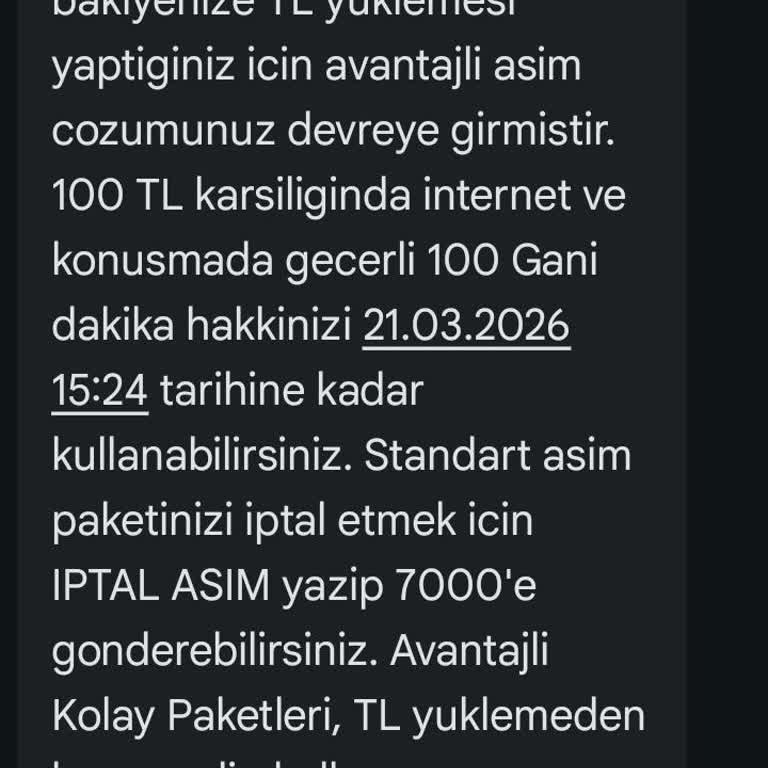 Rızasız Aşım Paketi Tanımlanması Ve Ücret İadesi Talebi