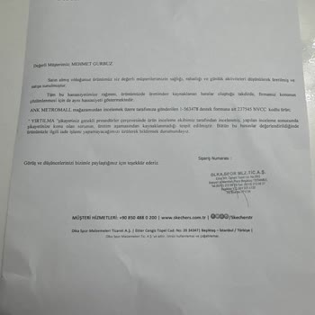 Skechers Ayakkabısında Garanti Reddi Ve Telefonla Müşteri Hizmetlerine Ulaşılamama